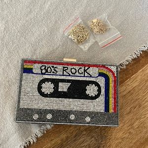 80s Rock jeweled purse